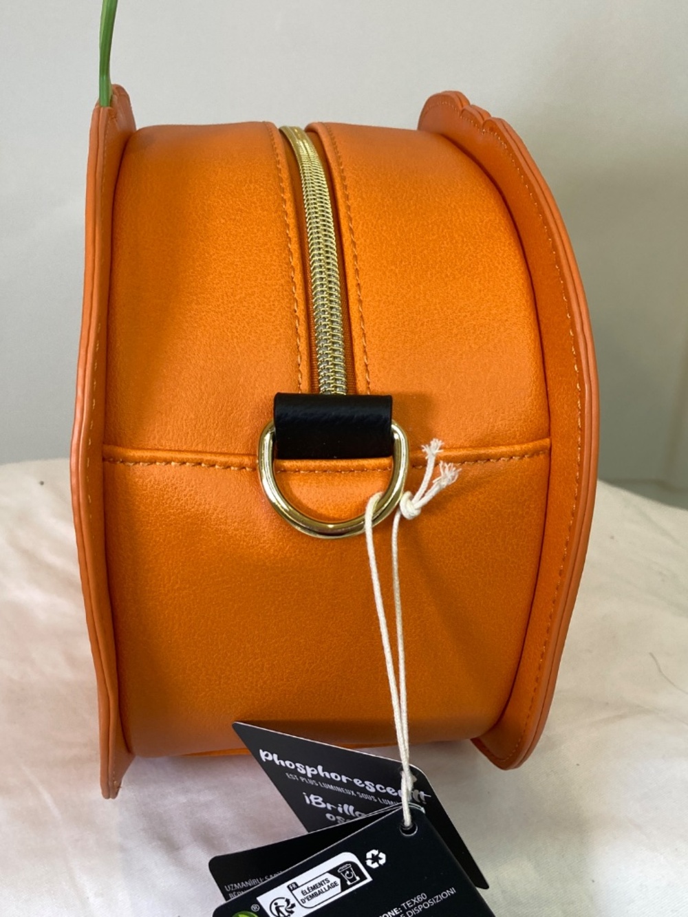 Loungefly Jack Skellington Pumpkin Crossbody Disney Glow in the Dark NWT - Picture 5 of 10